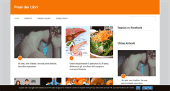 Desktop Screenshot of frasideilibri.com